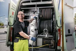 Saugbaggerarbeiten mit Luftförderanlage in Ingolstadt